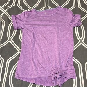 All In Motion purple t-shirt